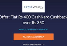 Cashkaro CoolWinks Loot