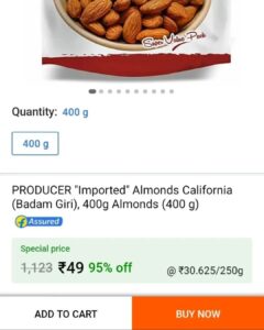 almonds offer