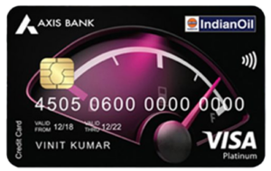 Axis Indian Oil Credit Card Cashback