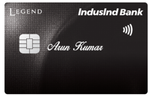 indusind legend credit card cashback