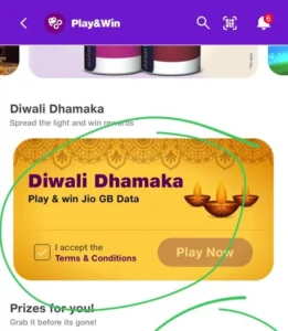 Jio Diwali Free Data